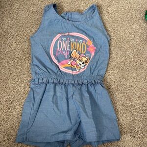 Paw Patrol 2T Romper Blue Pink Skye